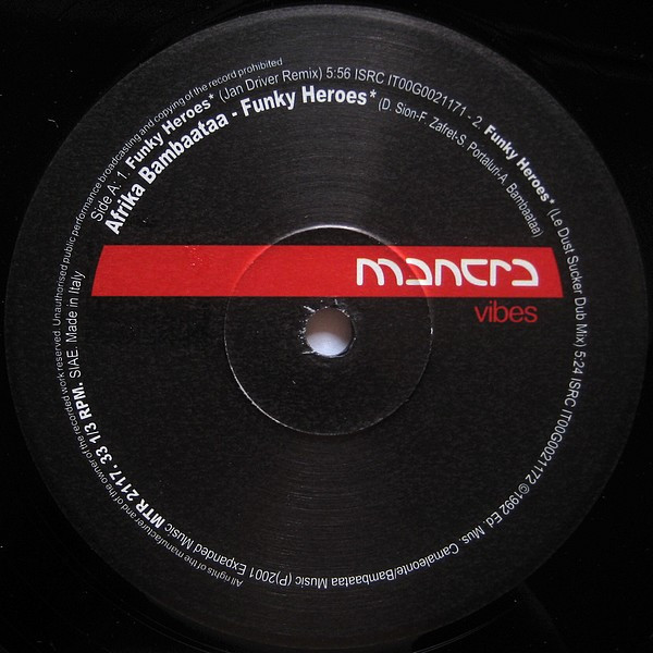 Afrika Bambaataa - Funky Heroes | Mantra Vibes (MTR 2117) - 3 Afrika Bambaataa - Funky Heroes | Mantra Vibes (MTR 2117) - 3