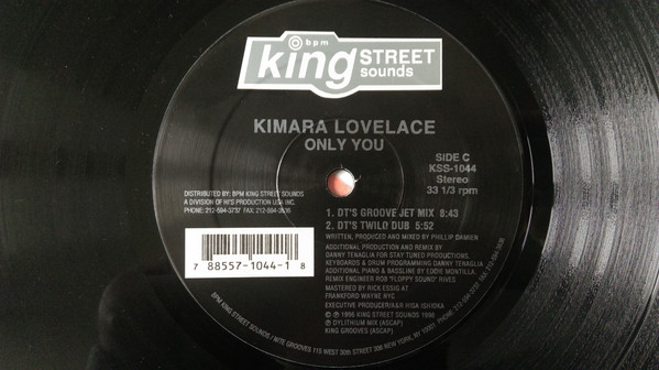 Kimara Lovelace - Only You | BPM King Street Sounds (KSS-1044) - 4