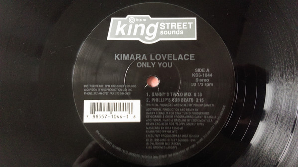 Kimara Lovelace - Only You | BPM King Street Sounds (KSS-1044) - 2