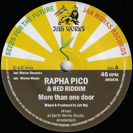 Rapha Pico & Red Riddim - More Than One Door | Jah Works (JW047S) - main Rapha Pico & Red Riddim - More Than One Door | Jah Works (JW047S) - main