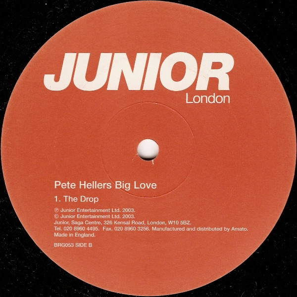 Pete Heller's Big Love - Stargazin' | Junior London (BRG053) - 4