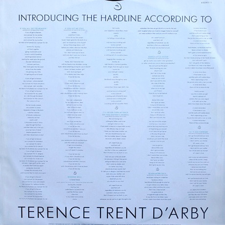 Introducing The Hardline According To Terence Trent D'Arby
