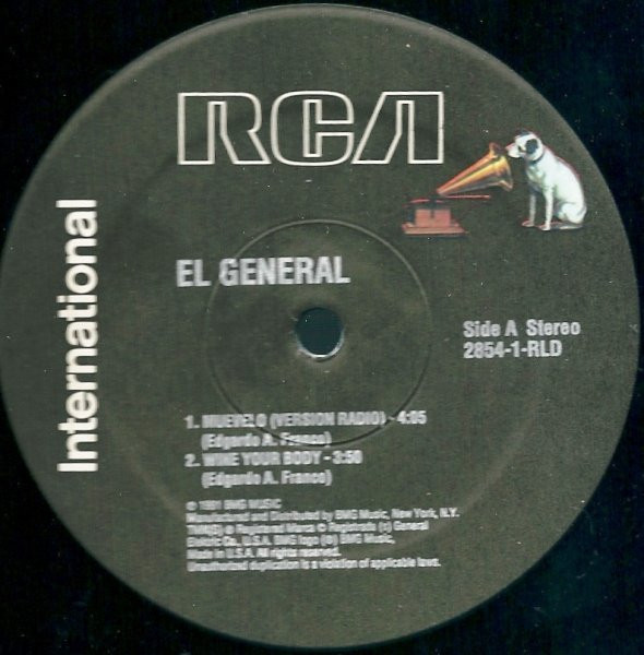 El General - Muévelo | RCA International (2854-1-RLD) - 2 El General - Muévelo | RCA International (2854-1-RLD) - 2