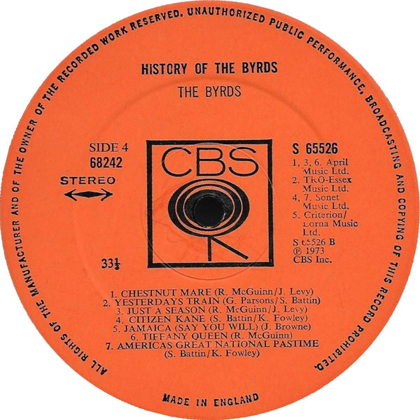History Of The Byrds