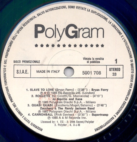 Various - Untitled | PolyGram (5001 708) - main Various - Untitled | PolyGram (5001 708) - main