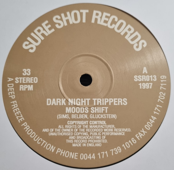 Dark Night Trippers - Moods Shift / As The Sun Hits You | Sure Shot Records (SSR 013) - main Dark Night Trippers - Moods Shift / As The Sun Hits You | Sure Shot Records (SSR 013) - main