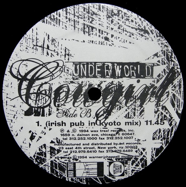 Underworld - Cowgirl | Wax Trax! Records (TVT 8724-0) - 2