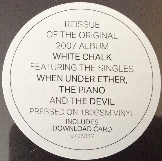 P J Harvey - White Chalk | Island Records (0725347) - 8 P J Harvey - White Chalk | Island Records (0725347) - 8