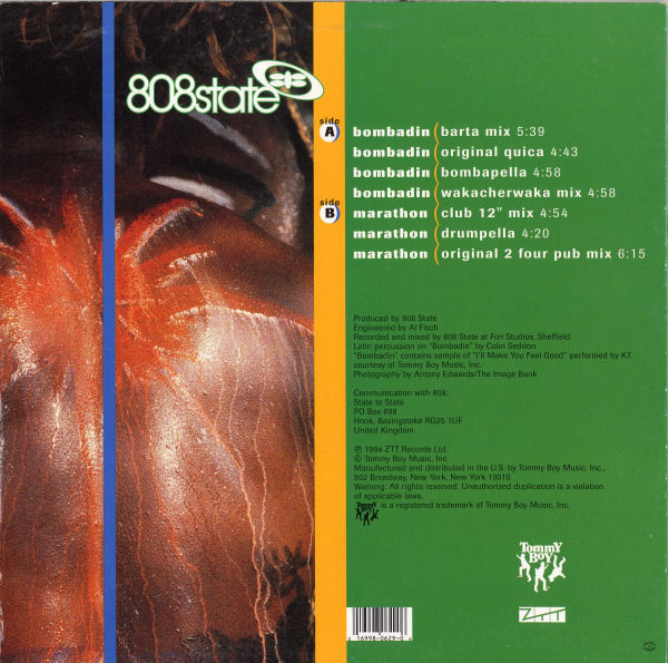 808state - Bombadin | Tommy Boy (TB 629) - 2