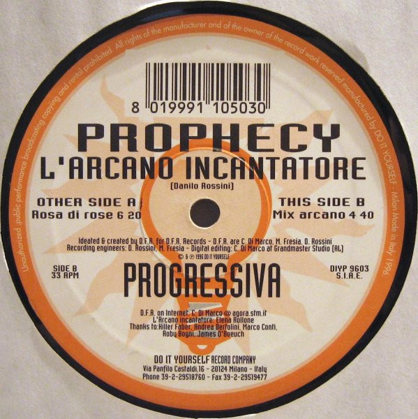 Prophecy - L'Arcano Incantatore | Progressiva (DIYP 9603) - 2 Prophecy - L'Arcano Incantatore | Progressiva (DIYP 9603) - 2