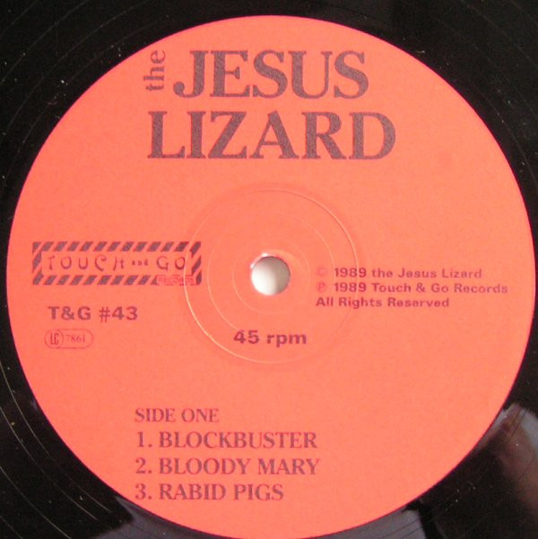The Jesus Lizard - Pure | Touch And Go (T&G #43) - 3