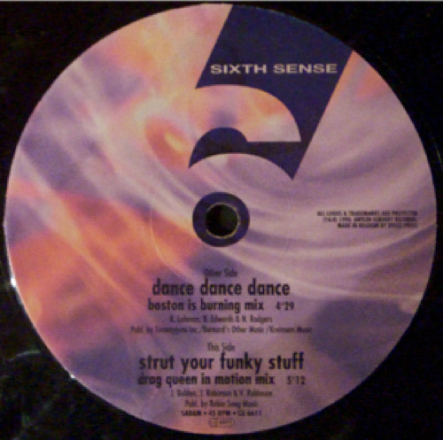 Philadelphia 3 - Dance Dance Dance / Strut Your Funky Stuff | Sixth Sense (SX 6611) - 3 Philadelphia 3 - Dance Dance Dance / Strut Your Funky Stuff | Sixth Sense (SX 6611) - 3