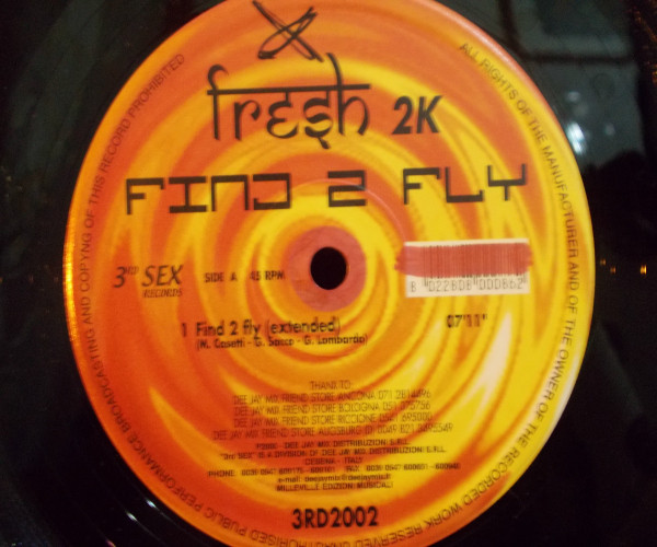 Fresh 2K - Find 2 Fly | 3rd Sex Records (3RD2002) - 2 Fresh 2K - Find 2 Fly | 3rd Sex Records (3RD2002) - 2