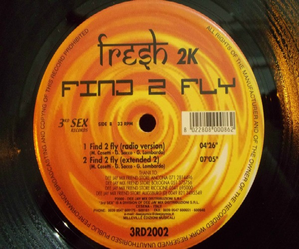Fresh 2K - Find 2 Fly | 3rd Sex Records (3RD2002) - 3 Fresh 2K - Find 2 Fly | 3rd Sex Records (3RD2002) - 3