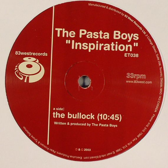 The Pasta Boys - Inspiration | 83 West Records (ET038) - main