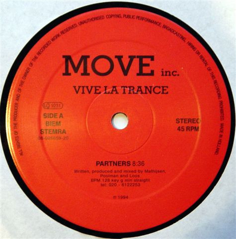 Move Inc. - Vive La Trance | Not On Label (none)