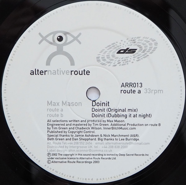Max Mason - Doinit | Alternative Route Recordings (ARR013)