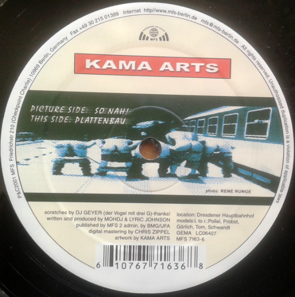 Kama Arts - So Nah! / Plattenbau | MFS (MFS 7163-6) - main