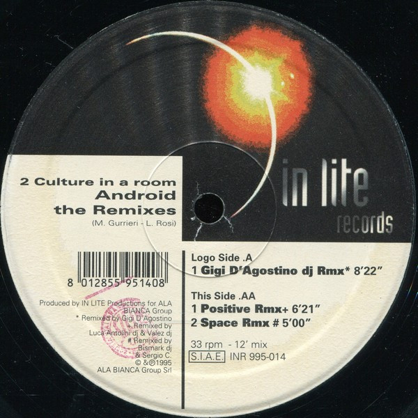 2 Culture In A Room - Android The Remixes | In Lite (INR 995-014) - 4 2 Culture In A Room - Android The Remixes | In Lite (INR 995-014) - 4