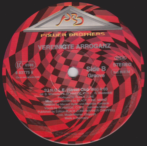 Vereinigte Arroganz - S.I.N.G.L.E. | Power Brothers (8 83775 6) - 3 Vereinigte Arroganz - S.I.N.G.L.E. | Power Brothers (8 83775 6) - 3