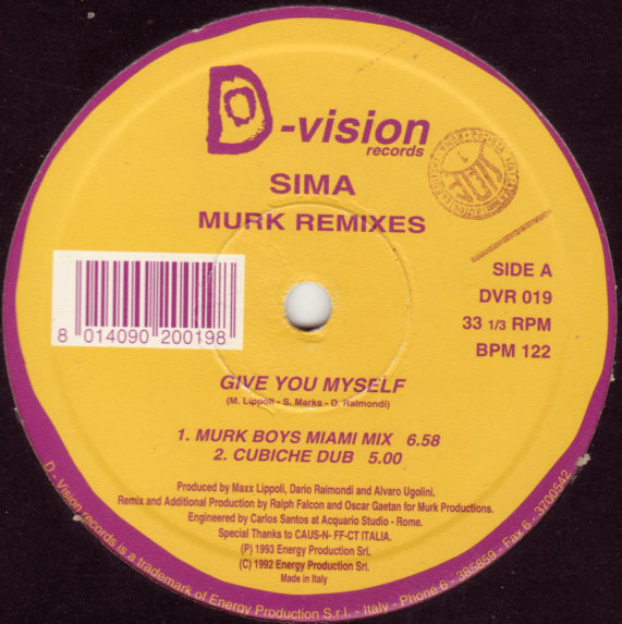 Sima - Give You Myself (Murk Remixes) | D:vision Records (DVR 019) - 3 Sima - Give You Myself (Murk Remixes) | D:vision Records (DVR 019) - 3