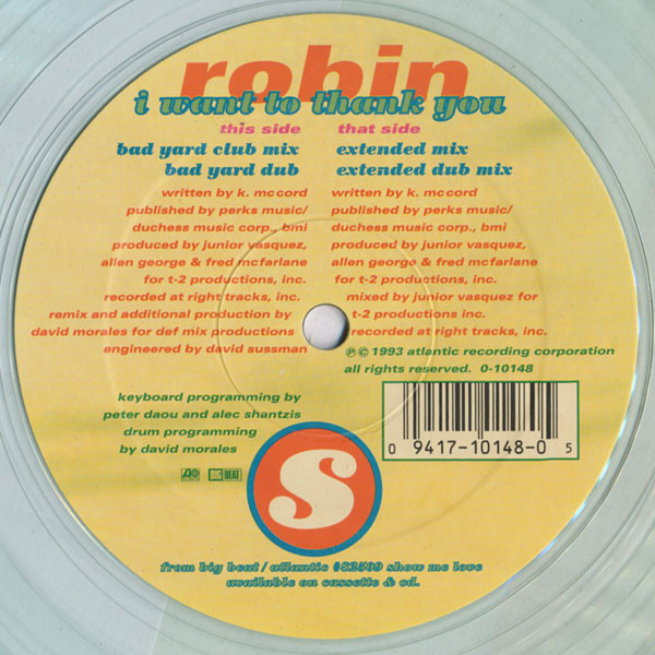 Robin S - I Want To Thank You | Big Beat (0-10148) - 2 Robin S - I Want To Thank You | Big Beat (0-10148) - 2