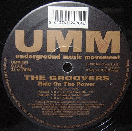 The Groovers - Ride On The Power | UMM (UMM 298) - 2 The Groovers - Ride On The Power | UMM (UMM 298) - 2