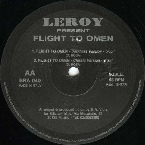Leroy - Flight To Omen | Brainstorm (BRA 040) - 2 Leroy - Flight To Omen | Brainstorm (BRA 040) - 2