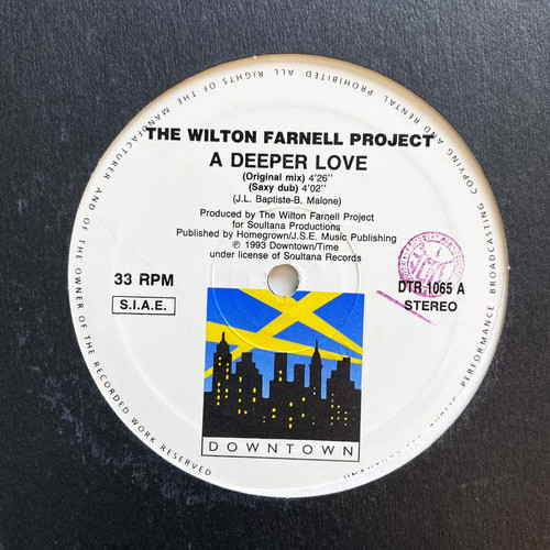 The Wilton Farnell Project - A Deeper Love | Downtown (DTR 1065) - main The Wilton Farnell Project - A Deeper Love | Downtown (DTR 1065) - main