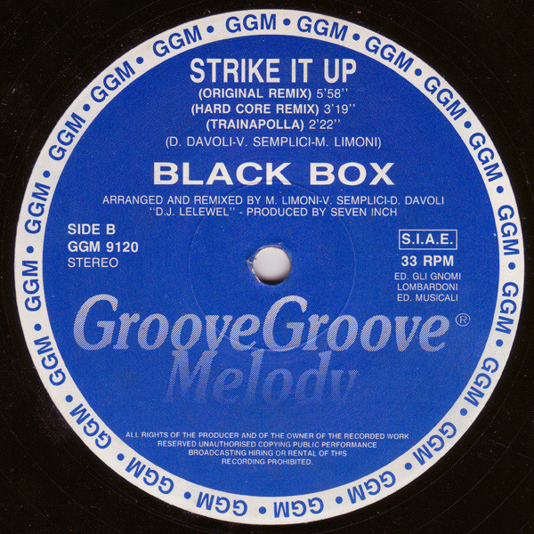 Black Box - Strike It Up | Groove Groove Melody (GGM 9120) - 3 Black Box - Strike It Up | Groove Groove Melody (GGM 9120) - 3