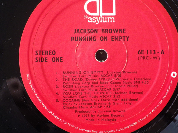 Running On Empty