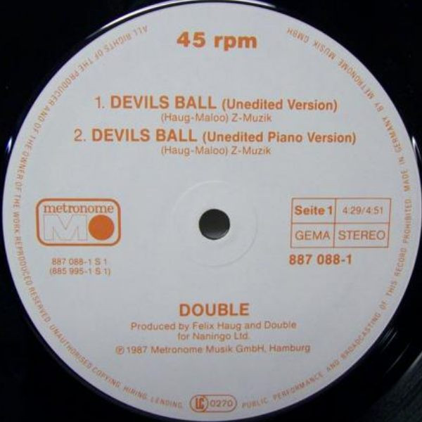 Double - Devils Ball | Metronome (887 088-1) - 3