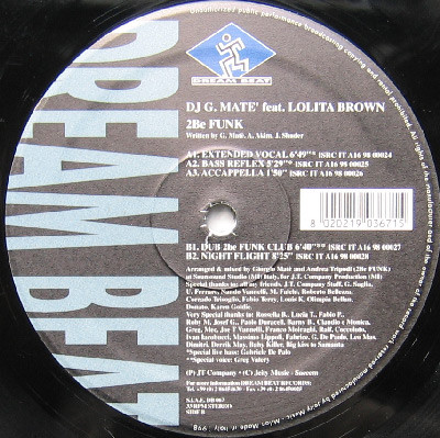 DJ G Mate Feat Lolita Brown - 2Be Funk | Dream Beat (DB 067) - main DJ G Mate Feat Lolita Brown - 2Be Funk | Dream Beat (DB 067) - main