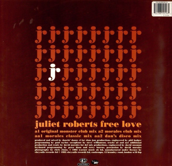 Juliet Roberts - Free Love | Cooltempo (12cool281) - 2