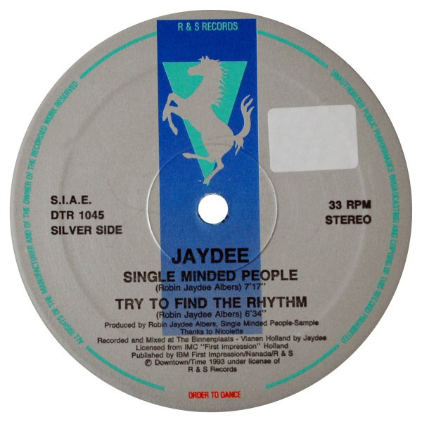 Jaydee - Plastic Dreams | Downtown (DTR 1045) - 4