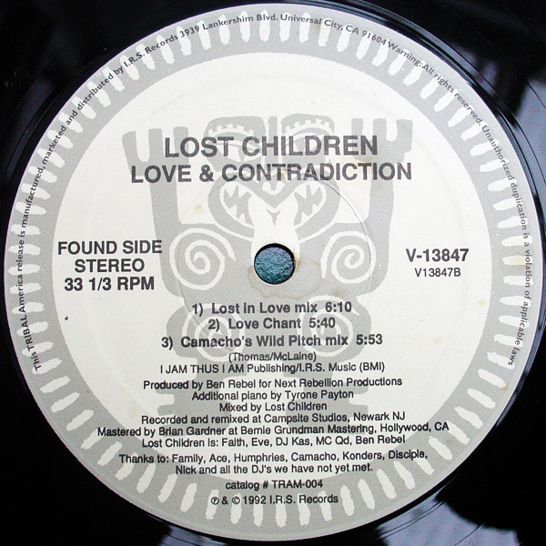 Lost Children - Love & Contradiction | TRIBAL America (V-13847) - 2