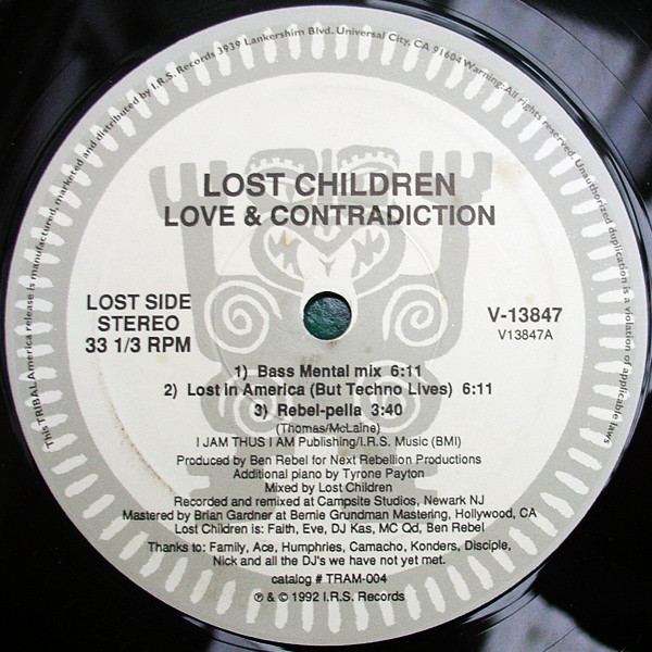 Lost Children - Love & Contradiction | TRIBAL America (V-13847) - main
