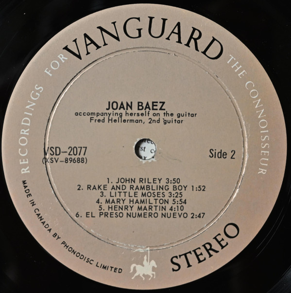 Joan Baez - Joan Baez | Vanguard (VSD-2077) - 4 Joan Baez - Joan Baez | Vanguard (VSD-2077) - 4
