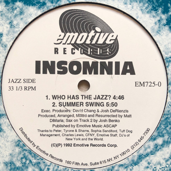 Insomnia - Imagination | Emotive Records (EM725-0) - 2 Insomnia - Imagination | Emotive Records (EM725-0) - 2