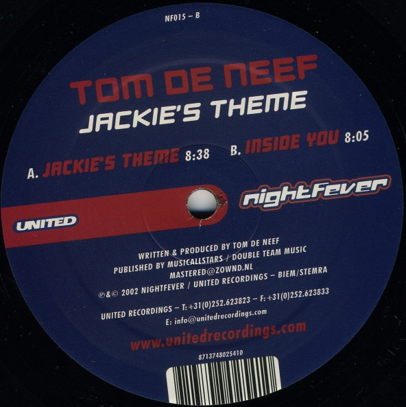 Tom De Neef - Jackie's Theme | Nightfever (NF015) - 2