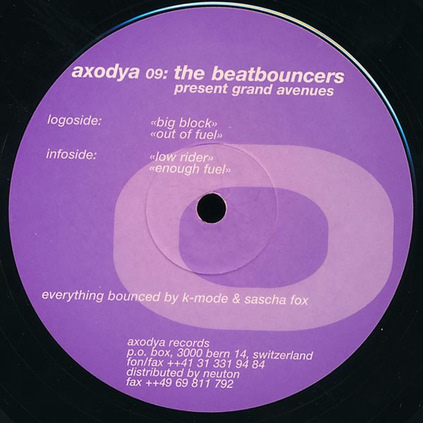 The Beatbouncers - Grand Avenues | Axodya (axodya 09)