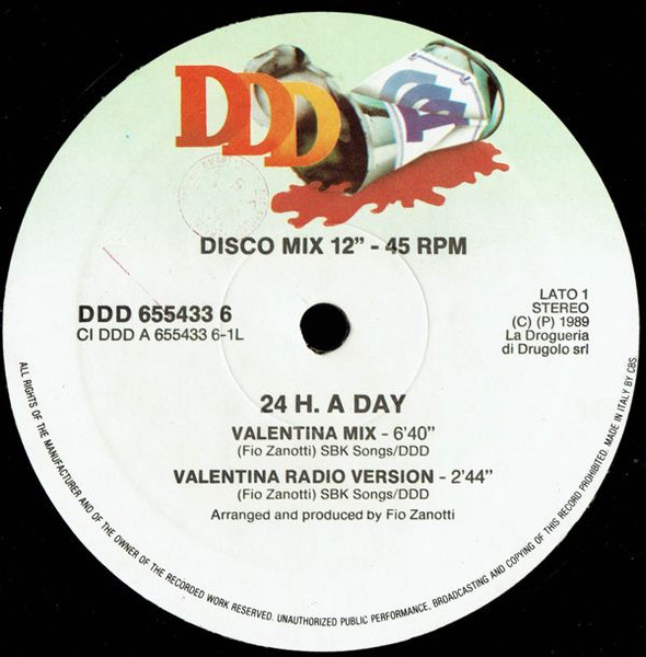 24 H. A Day - Valentina | DDD (DDD 655433 6) - 2
