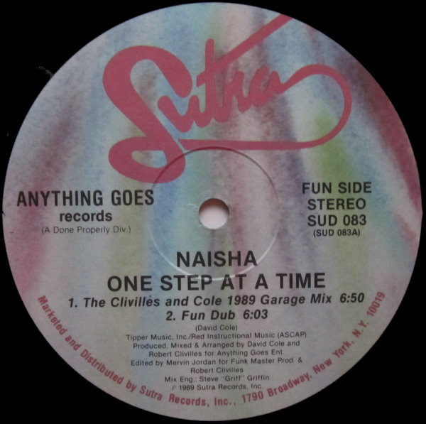 Naisha - One Step At A Time | Sutra Records (SUD 083) - main