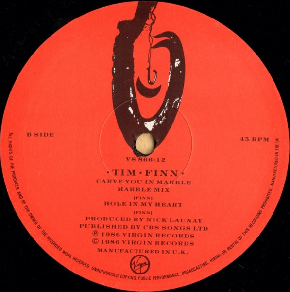 Tim Finn - Carve You In Marble - Full Length Version | Virgin (VS 866-12) - 4 Tim Finn - Carve You In Marble - Full Length Version | Virgin (VS 866-12) - 4