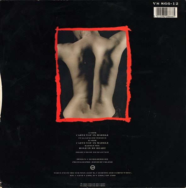 Tim Finn - Carve You In Marble - Full Length Version | Virgin (VS 866-12) - 2 Tim Finn - Carve You In Marble - Full Length Version | Virgin (VS 866-12) - 2
