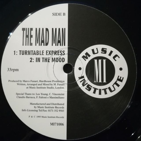The Mad Man - Rough Dub | Music Institute Records (MI71006) - 3