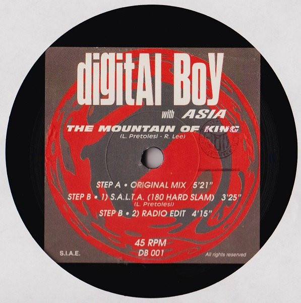 Digital Boy With Asia - The Mountain Of King | D-Boy Records (DB 001) - 3