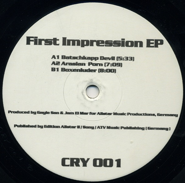 Jamsan - First Impression EP | CRY (CRY 001) - main