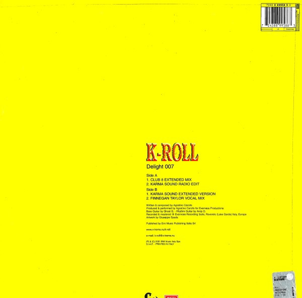 K-Roll - Delight 007 | HQ (7243 8 89958 6 3) - 2