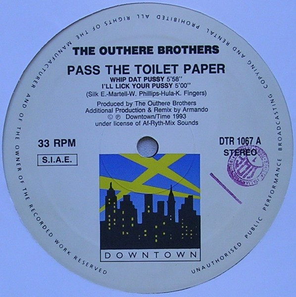 The Outhere Brothers - Pass The Toilet Paper | Downtown (DTR 1067) - 2